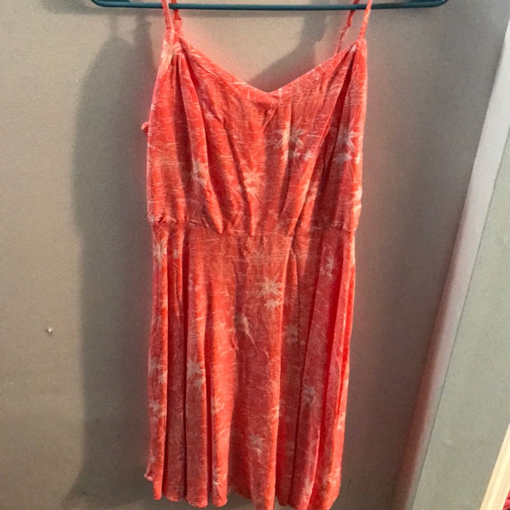 Peach beach dress